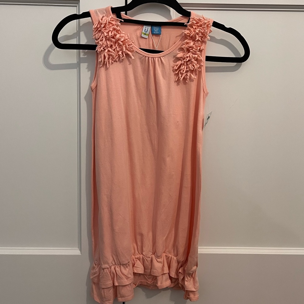 Girls Peach Dress